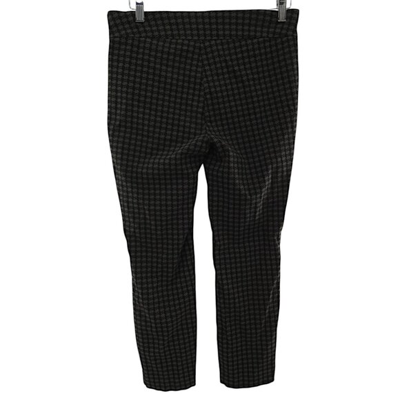 PREMISE Studio Houndstooth Black Gray Pants Dark Academia Officecore Chic Size M - Picture 3 of 11